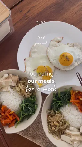 Journaling our meals in a week #food #Home #homecooking #foodjournal #rumahnubia 