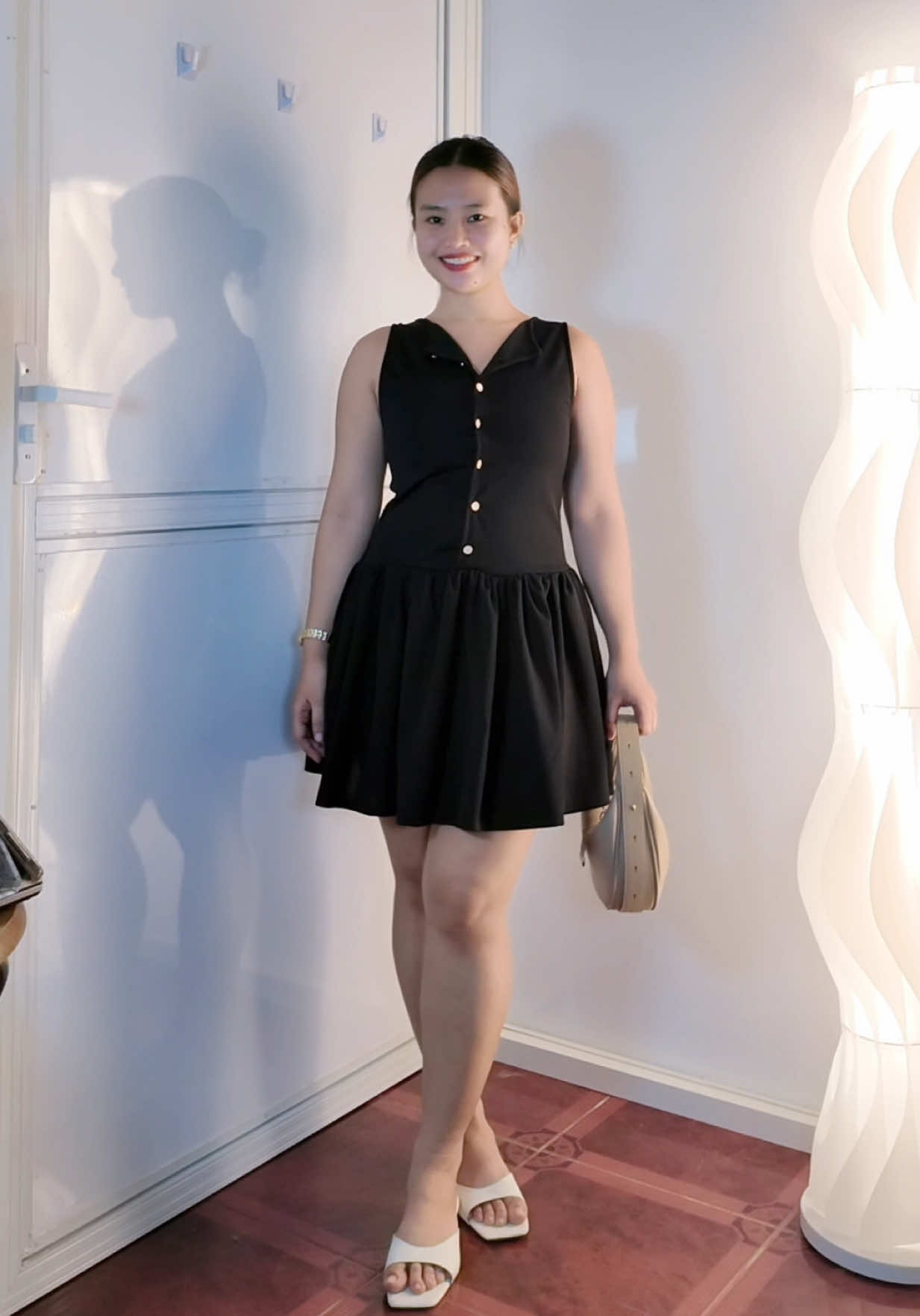 casual dress on a casual day 🖤 #titaoutfits #classyoutfit #chicoutfit #trendingoutfits #affordabledress #casualoutfits #casualoutfit #casualdress #blackdress 