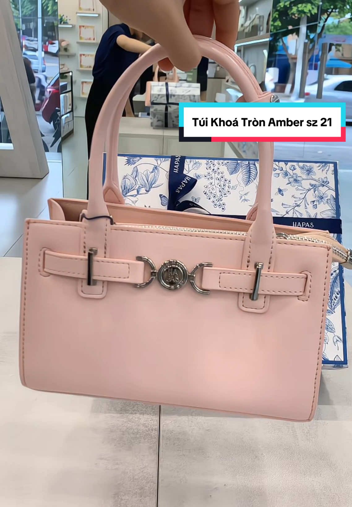 Túi Khoá Tròn Amber sz 21 - Hapas🥰#unboxing #tuixach #quàtặng #xuhuong #xuhuongtiktok 