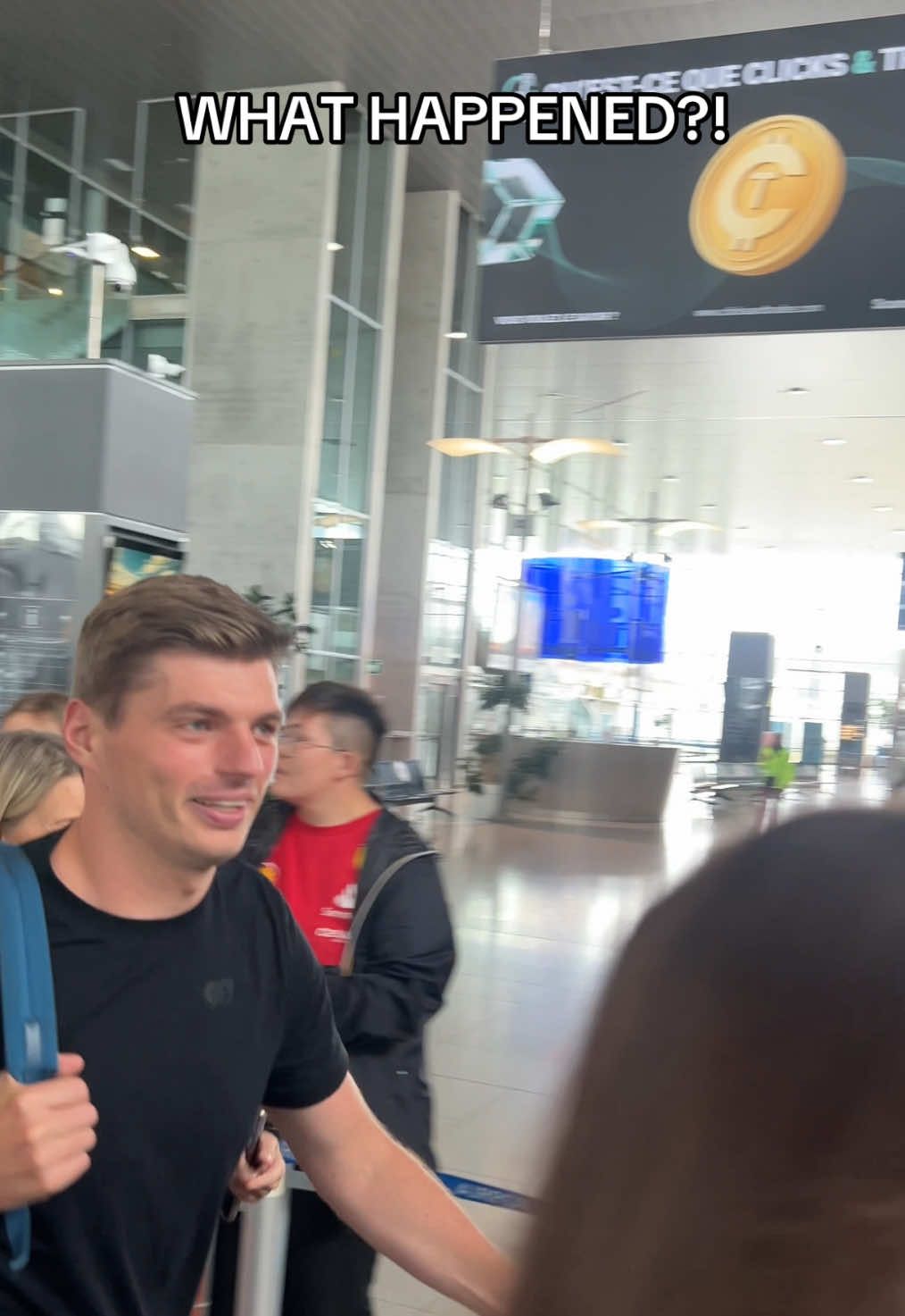 The closest I will ever get to him probably 🥹 never thought this would happen. #f1 #formula1 #maxverstappen #mv1 #fyp #foryoupagе #f1tok 
