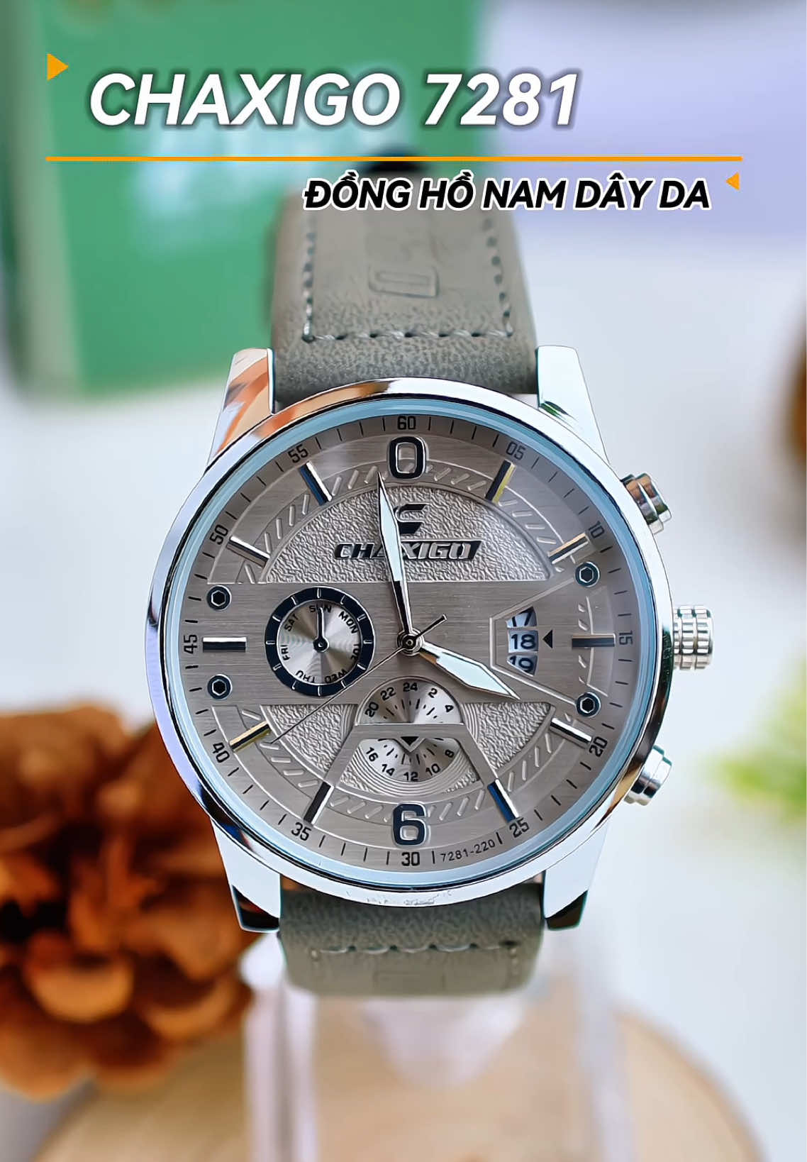 Đồng hồ thời trang nam chaxigo 7281 có nhiều phối màu cho anh em lựa chọn #dongho #donghonam #donghothoitrang #chaxigo #chaxigowatch 