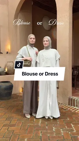 Jadi favorit kamu Blouse atau Dress nih😍 #khiraseries  #dresscantik #blousecantik #heavenlights 