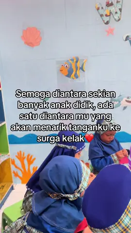 jadikan mereka semua anak sholih soliha yaa rabb..  #guru #paud #gurumuda 