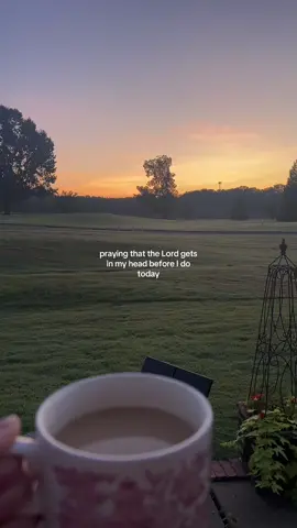 I try to do this every morning, but some days are harder than others but 100% of the time I want Him in my head and not me. #chrsitiantiktok 