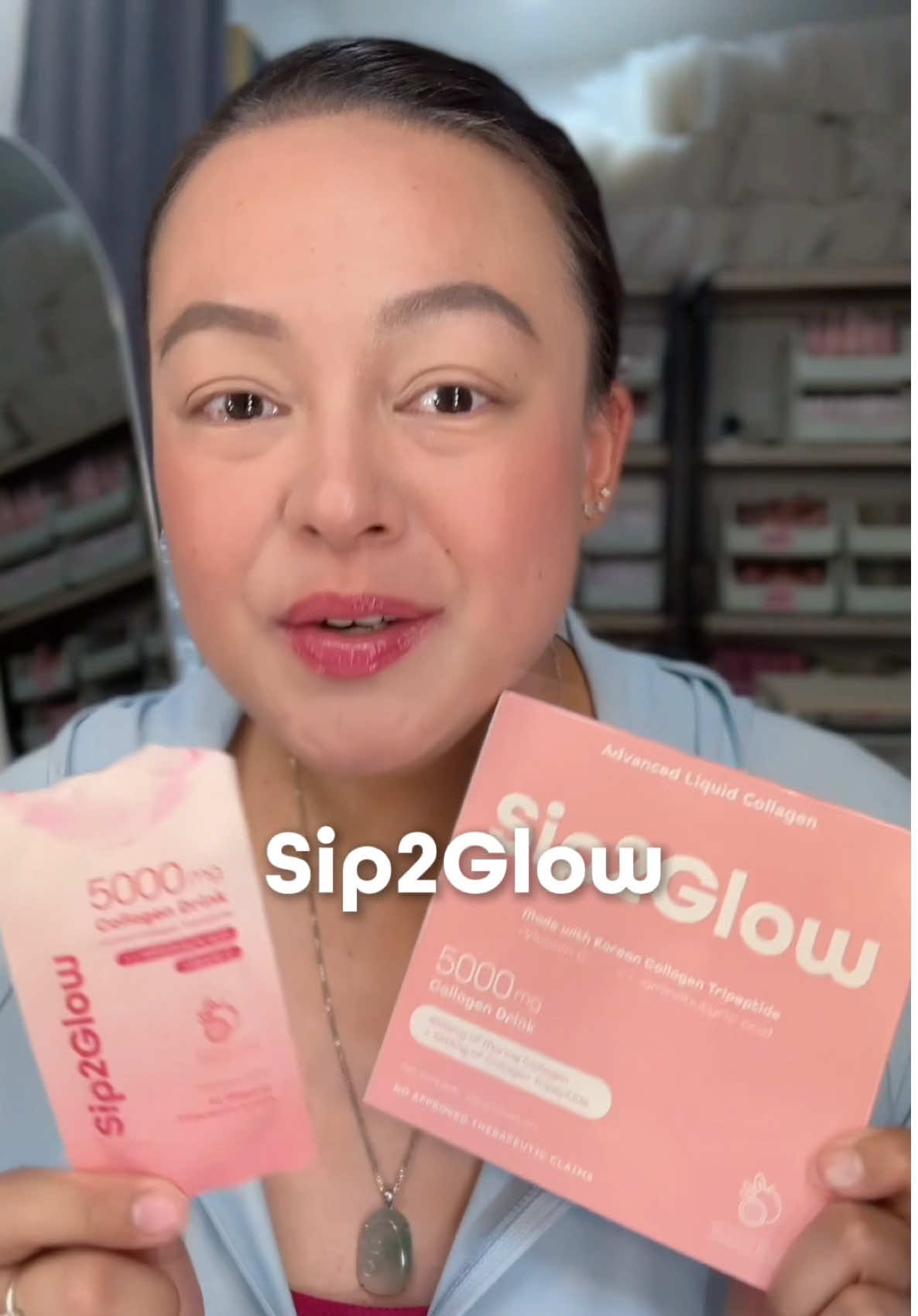 Go for Marine Collagen + Collagen Peptides 💕 #sip2glow #collagen #marinecollagen #collagenpeptide 