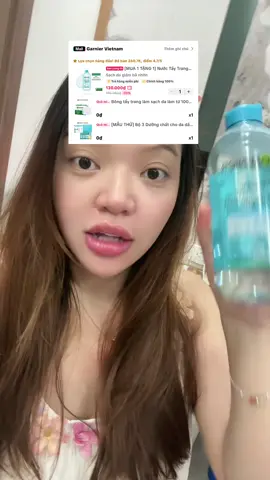Tẩy trang garnier nè#maikamereview 