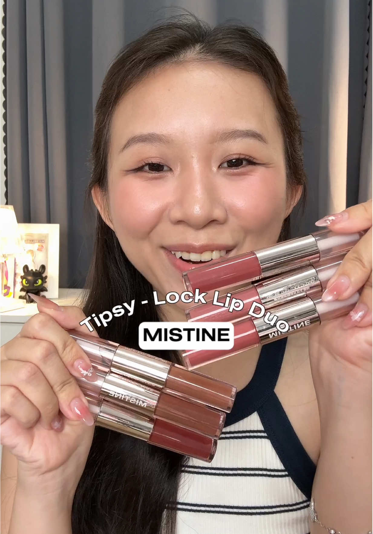 6 PHÚT MUKBANG 6 CÂY SON MISTINE DUO MLEMMM #chouchinchan #mistine 