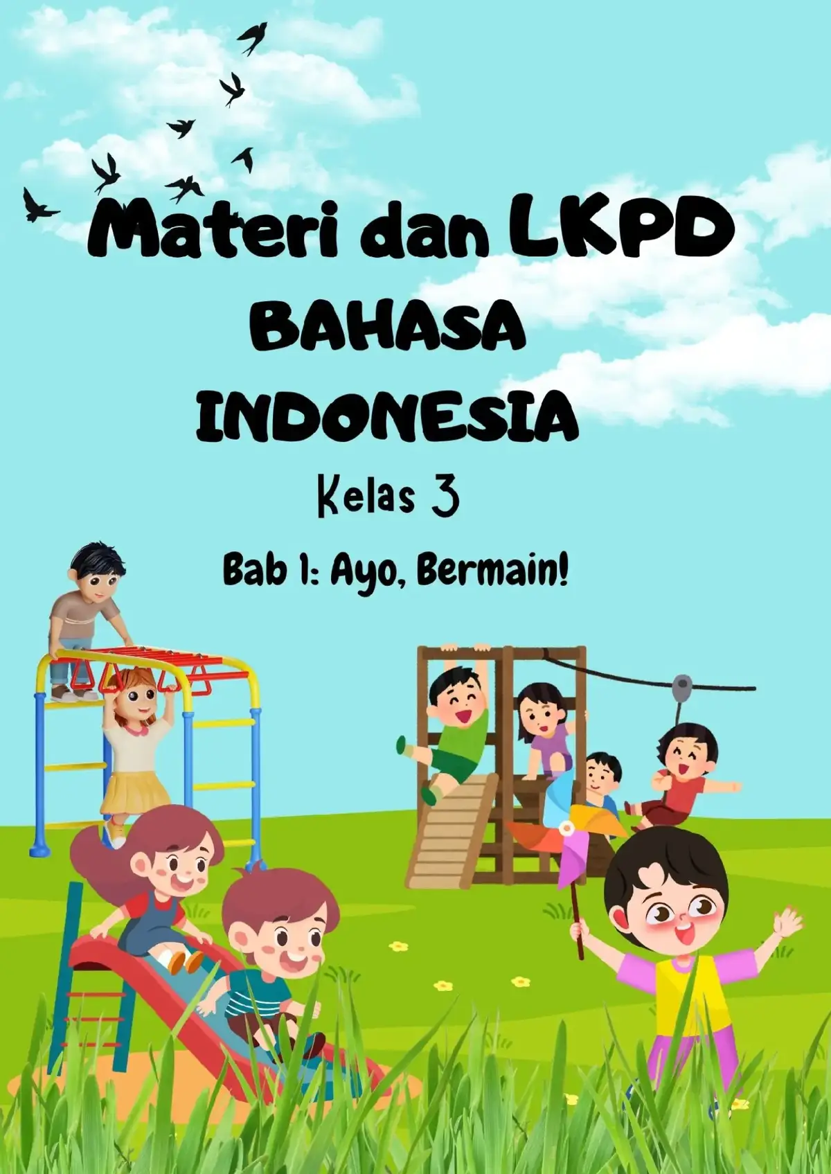 📘 Materi & LKPD Bahasa Indonesia Kelas 3 Bab 1 – Ayo Bermain (Semester 1) Produk digital ini berisi materi lengkap dan LKPD interaktif Bahasa Indonesia Kelas 3 Bab 1 “Ayo Bermain” yang disusun berdasarkan Kurikulum Merdeka. Siswa diajak belajar mengenali penggunaan huruf kapital dan tanda titik melalui kegiatan bermain, cerita, dan latihan yang menyenangkan ✅ Ringkasan Materi Bab 1 