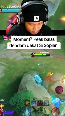 Puas hati tengok Si Sopian pulak kena ks dengan Si Peak #xkpenjahat #peakhyung  #MLBBALLSTAR #MLBBDinoPlanet #MLBBMysticMeow 