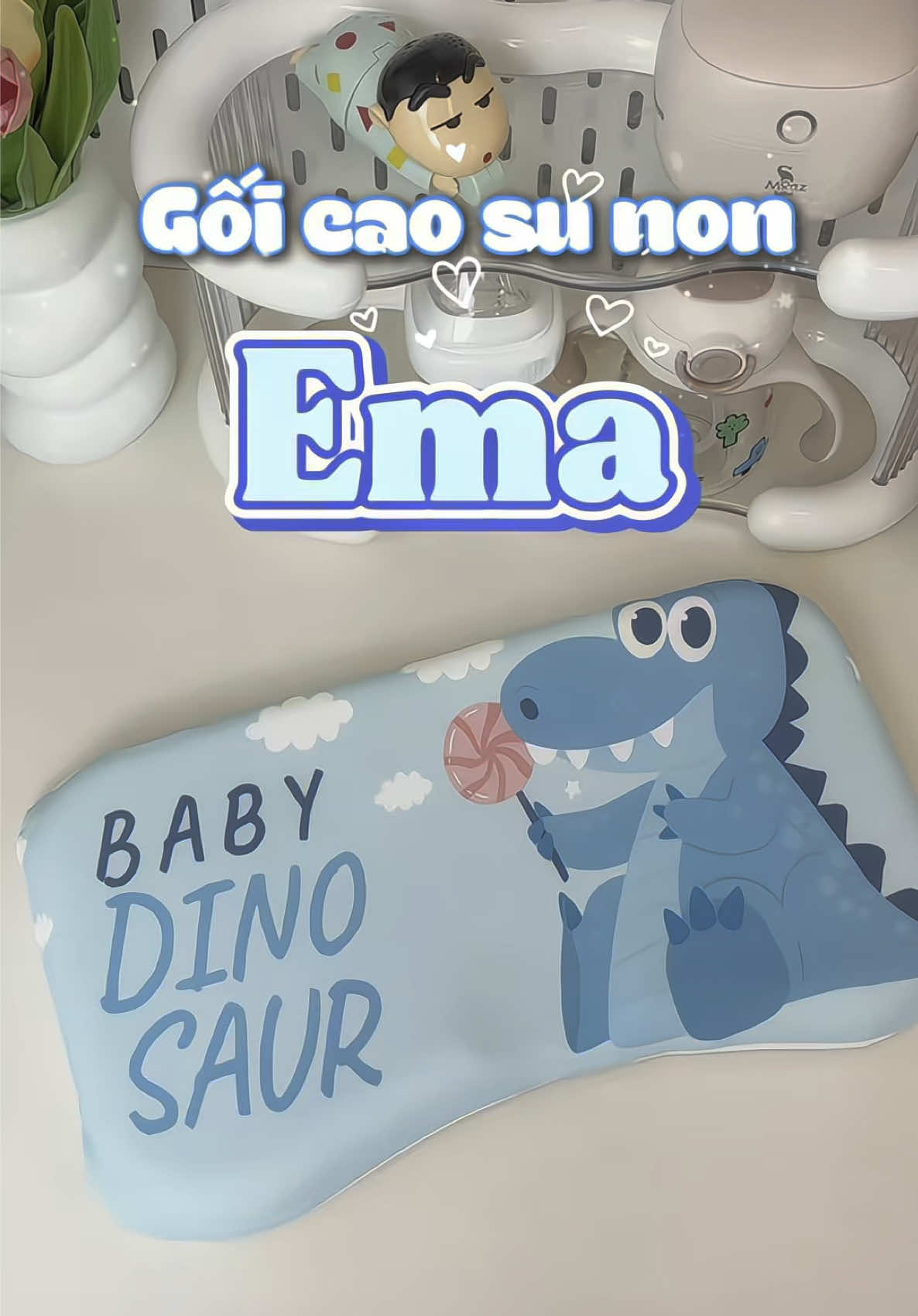 ❄️ Gối cao su non Ema mát lạnh cho bé, hạn chế bẹp đầu, mồ hôi trộm #goicaosunon #goicaosunonchobe #goichobe #goihechobe #goicaosuema #ema #dodungchobe #goicongthaihoc #goicongthaihocema #xuhuongtiktok 