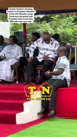 LIVE NOW | Appiah Stadium showing respect to President Mahama at the 13th Wreath Laying Ceremony Honoring Late President John Evans Atta Mills will make your day 