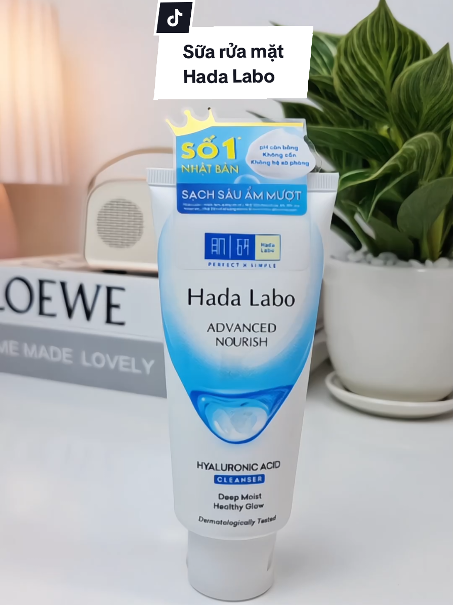 Sữa rửa mặt Hada Labo giá hạt dẻ mà siu chất lượng #suaruamat #hadalabo #suaruamathadalabo #lamsachda #skincare 