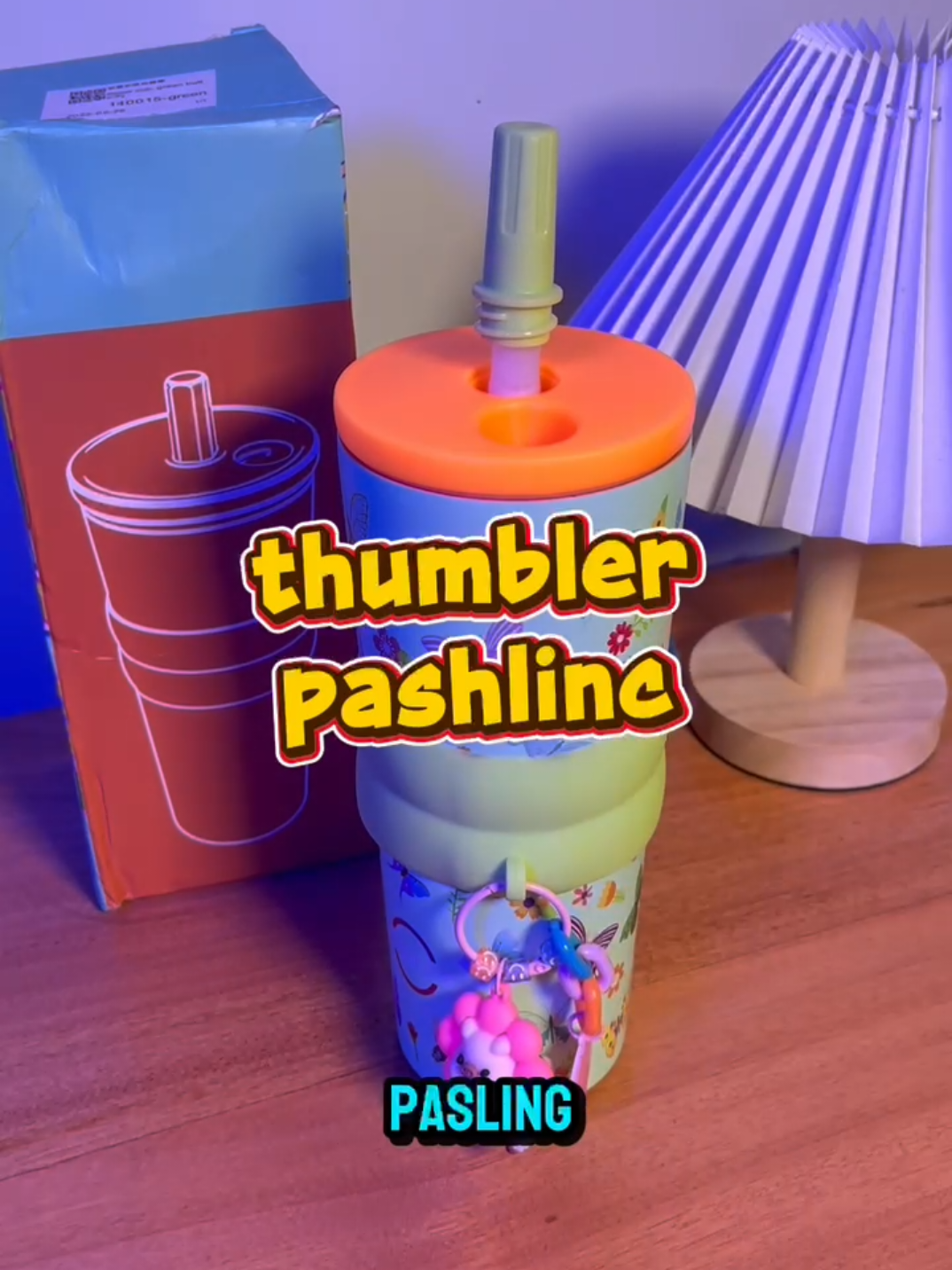thumbler yang ada gantungan nya #stainlesssteel #thumbler #pashlinc #tahanpanasdingin #gantungan 