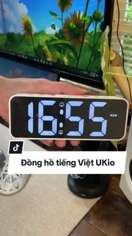Đồng hồ UKIO tiếng Việt #dongho #donghodeban #donghodecor #donghobaothuc #ukio 