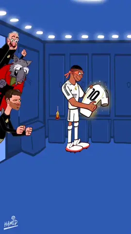 Kylian Mbappé, the new number 10 of Real Madrid. 🔥💀 #mbappé #mbappe #realmadrid #elclasico #lamineyamal #yamal #hamidsahari 