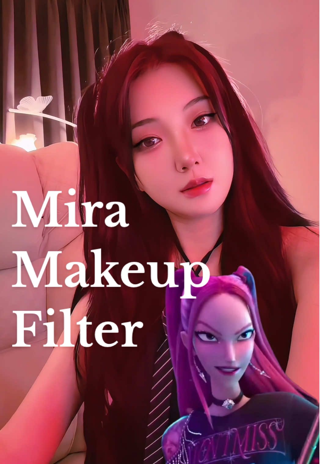 Mira makeup filter #kpopdemonhunters #foryou #huntrix 