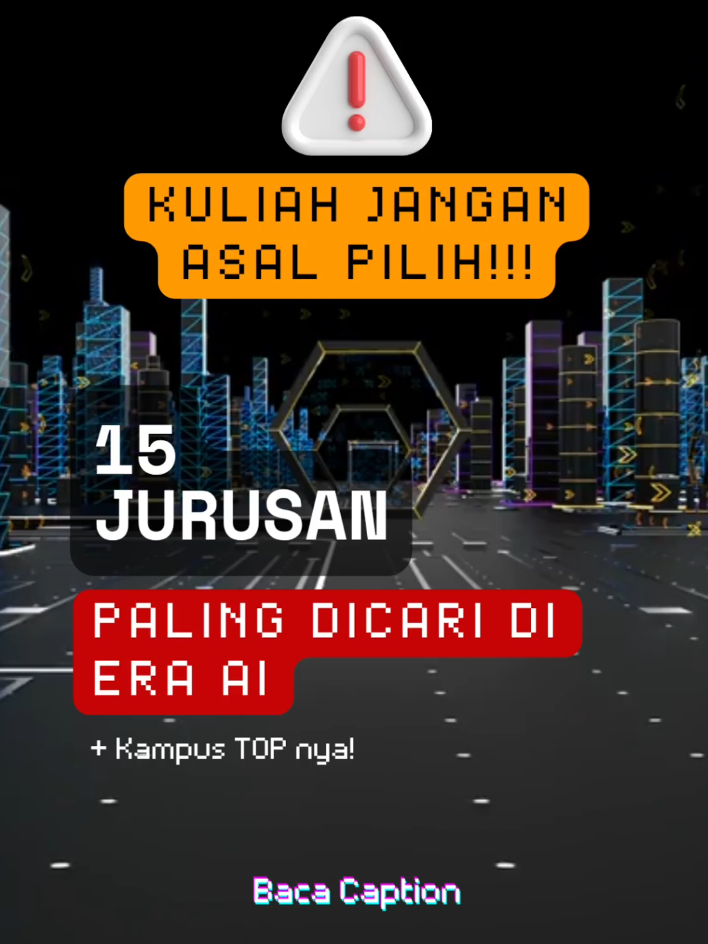 🚨 AI lagi meledak di mana-mana! Tapi pertanyaannya... jurusan apa yang masih relevan di era AI? Jangan sampai kuliah 4 tahun tapi ketinggalan zaman! Ini 15 jurusan paling dibutuhkan di masa depan, lengkap dengan kampus terbaiknya di Indonesia ⬇️ --- 🎓 1. Teknik Informatika / Ilmu Komputer Belajar coding, sistem cerdas, AI generatif. 📍 Rekomendasi: ITB, UI, UGM, BINUS, Telkom. 🎓 2. Sistem Informasi Teknologi + bisnis + efisiensi lewat AI. 📍 UI, UNAIR, ITS, BINUS, Telkom. 🎓 3. Teknik Elektro (AI & Robotik) Minat chip, sensor, robot pintar? Ini tempatnya. 📍 ITB, UGM, UI, ITS, USU. 🎓 4. Matematika Fondasi machine learning dan algoritma. 📍 ITB, UI, UGM, ITS, UNAIR. 🎓 5. Statistika Bikin AI bisa baca dan olah data dengan tepat. 📍 UI, ITB, IPB, UNAIR, UGM. 🎓 6. Teknik Biomedis AI bantu inovasi alat medis & diagnosis. 📍 UI, ITB, UNAIR, ITS. 🎓 7. Fisika (Komputasi) Simulasi & pemodelan canggih buat AI. 📍 UI, ITB, UGM, UNAIR, Unsyiah. 🎓 8. DKV / Desain Interaksi UX, UI, dan visualisasi data berbasis AI. 📍 ITB, UI, BINUS, ISI, IKJ. 🎓 9. Psikologi (Kognitif & AI) Bikin AI makin paham manusia. 📍 UI, UGM, UNAIR, UPI, UM. 🎓 10. Linguistik (Komputasi) Bangun NLP: ChatGPT, Google Translate, dll. 📍 UGM, UI, UNDIP, UNJ, Sanata Dharma. 🎓 11. Teknik Industri Optimasi produksi & supply chain pakai AI. 📍 UNPAR, Trisakti, UII, Atma Jaya, UNMAHA. 🎓 12. Aktuaria AI + prediksi risiko = masa depan finansial. 📍 UI, IPB, ITB, UGM, UNPAD. 🎓 13. Geofisika (Geospasial AI) Analisis cuaca, bencana, eksplorasi sumber daya. 📍 ITB, UGM, ITS, UNPAD, UB. 🎓 14. Agroteknologi AI bantu petani jadi makin presisi & efisien. 📍 UGM, UNPAD, UNHAS, UNDIP, UNAND. 🎓 15. Hukum (Cyberlaw & Etika AI) Regulasi AI & privasi data makin penting. 📍 UI, UGM, UNAIR, UNPAD, UB. --- 📥 Save sekarang, siapa tahu ini yang bantu kamu sukses 5 tahun lagi! 👥 Tag atau share ke teman yang masih galau milih jurusan—jangan sampai salah langkah! --- 💡 Kalau kamu pengen lebih produktif dan ngerti arah masa depan teknologi... 👉 Klik link di BIO dan eksplorasi semua panduan + prompt AI-nya sekarang! Biar kamu bukan cuma jadi penonton, tapi pemain utama di era AI! 🚀 #JurusanAI #KuliahMasaDepan #PromptAI #KampusImpian #aiindonesia 