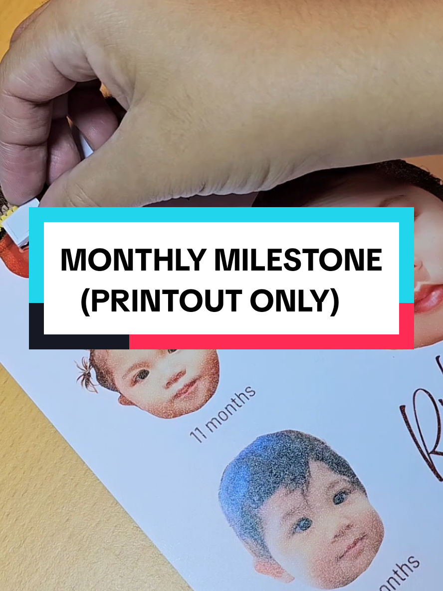 printout only on frame monthly milestone ❤️ Thank you so much po 😍 #customized #babyproducts #monthlymilestone #milestone #3d 