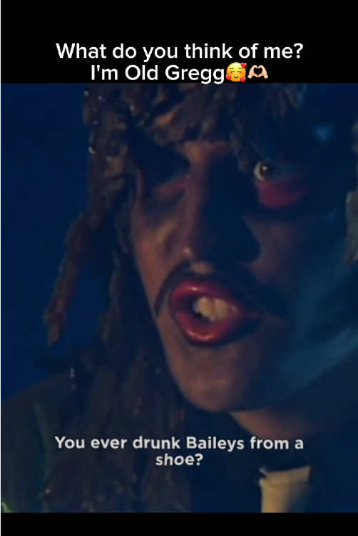 “You ever drunk Bailey’s from a shoe?” I love you, Old Gregg😆💚 #themightyboosh #oldgregg #imoldgregg #doyouloveme #lgbtlove #britishcomedy #cultclassic #weirdfashion #altstyle #retroshirt #funnyshirt #foryou #tiktokshop #videoviral #trending #fypシ 