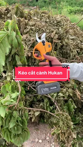 Kéo cắt cành Pin Hukan #xuhuong #test #hukan #keocatcanh 