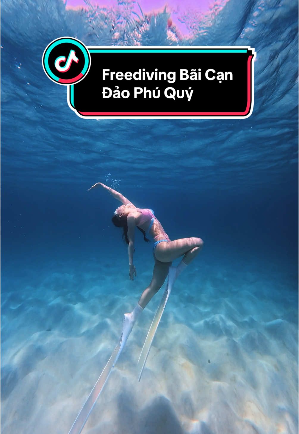 Không biết bơi có lặn đc không ? Cứ việc thả dáng còn lại mình cân tất nha #freediving #freedivinggirl #freedivingvideo #freedivingphuquy #daophuquy #xuhuong #tiktok 