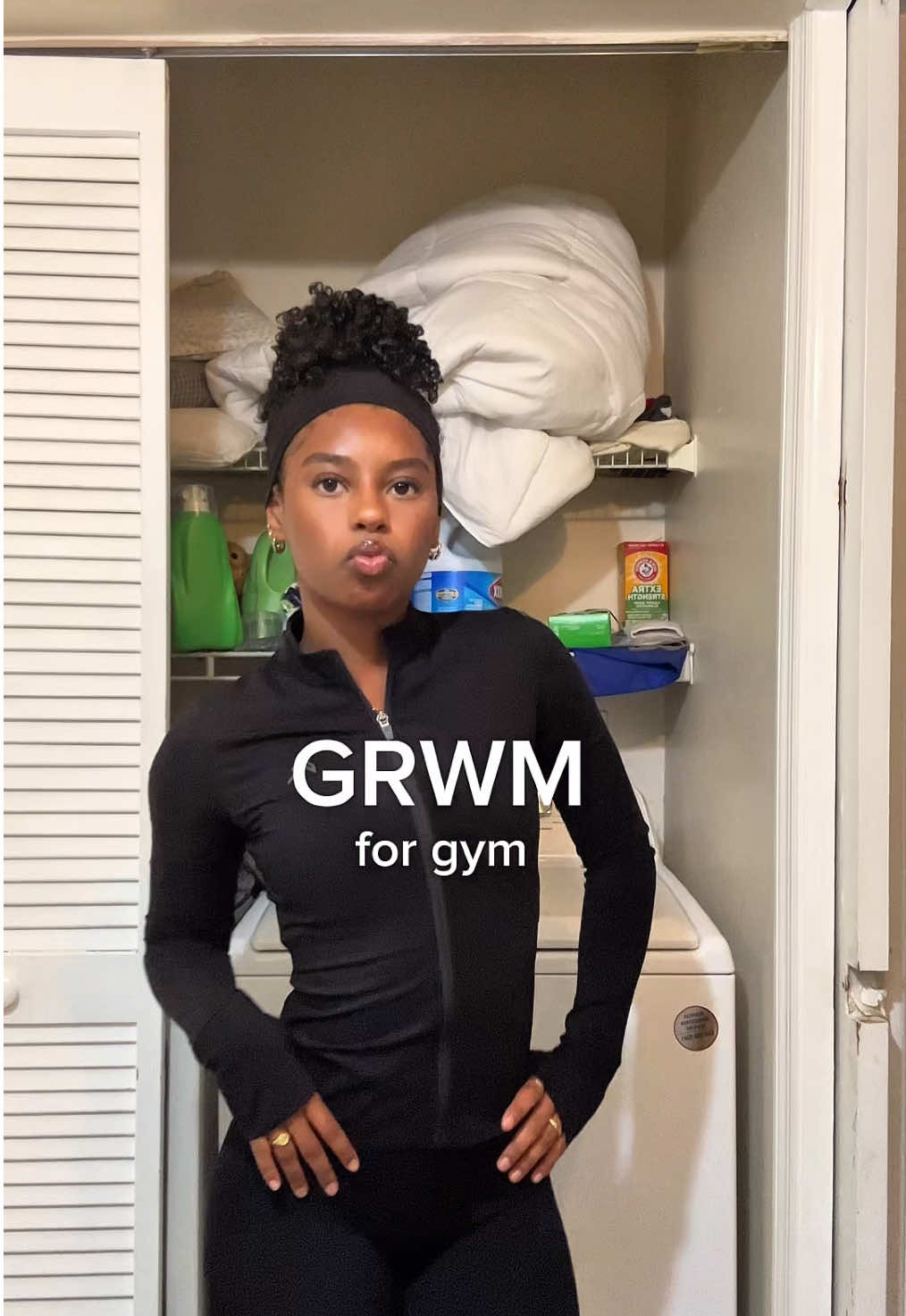 grwm for the gym 💗 outfit-oner active #grwm #gym #GymTok #makeup #motivation #OOTD #tea  #CapCut 