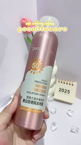 Xịt Chống Nắng Nâng Tone Siu Đẹp Giá Quá Là Hời Luôn 🫶🏻 #xitchongnanggeoskincare #geoskincare #xitchongnang #xitchongnangnangtone #chongnangnangtong #chongtiauv #chongnangchuanchuyengia #nhonaytenqinne 