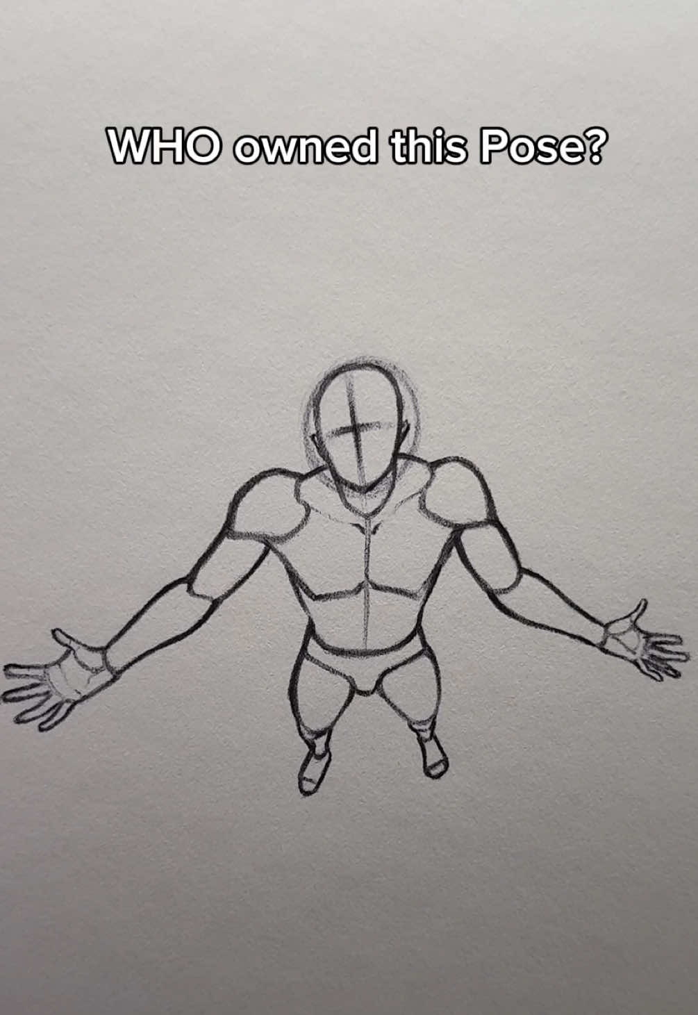 WHO owned this pose? #draw #sketch #pose #fyp 