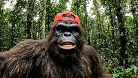 How did you find this video? 😂 #fyp #usa #bigfoot #yeti 