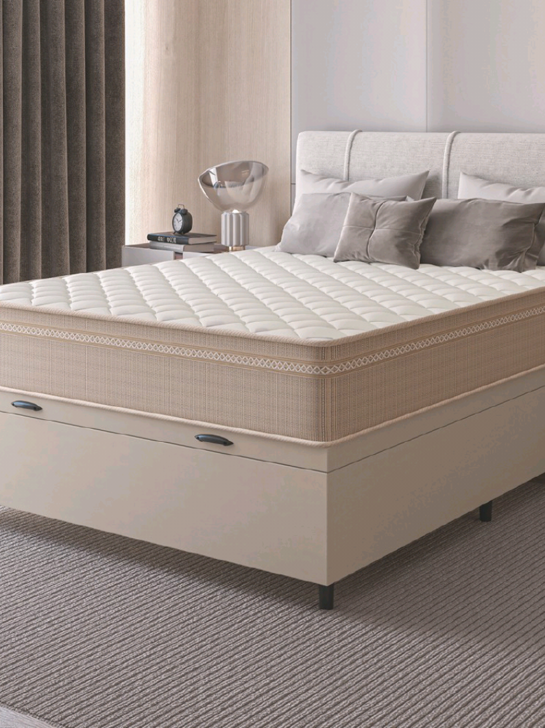 Cama Box Baú Casal Colchão Molas Qatar 138x188x63cm Bege/Branco Inducol - Suporta Até 200 Kg Por Pessoa  Sua oportunidade de dormir 😴 bem ID🔎BHL-YBQ-YZM Da uma olhadinha na oferta nesse momento  #camaboxbau#quarto#casal#achadinhosshopee 