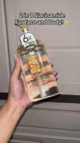 Niacinamide for face and body?Yes ginawa ng possible yan ng ashley shine para di na tayo mahirapan sa pag bili ng skin care! #niacinamide #serum #faceandbody #ashleyshine 