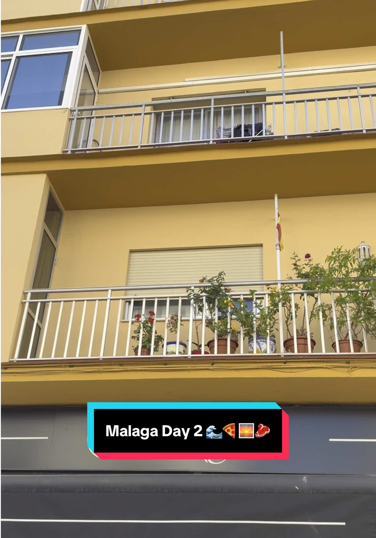 Malaga vlogs: Day 2 🌅🥩🌊🍕🌼 #malaga #holiday #fuengirola #jlo #beach #pool #poolday #chill #sunset #spain #holidaytiktok #minivlog 