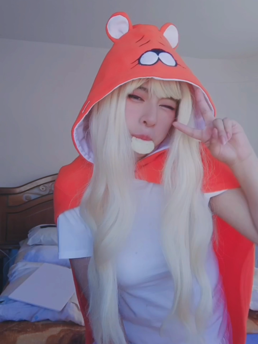 cosplay improvisando de UMARU CHAN 🌸🌸✨✨🐹 #fypシ #cosplay #umaruchancosplay #otaku #viraltiktok 