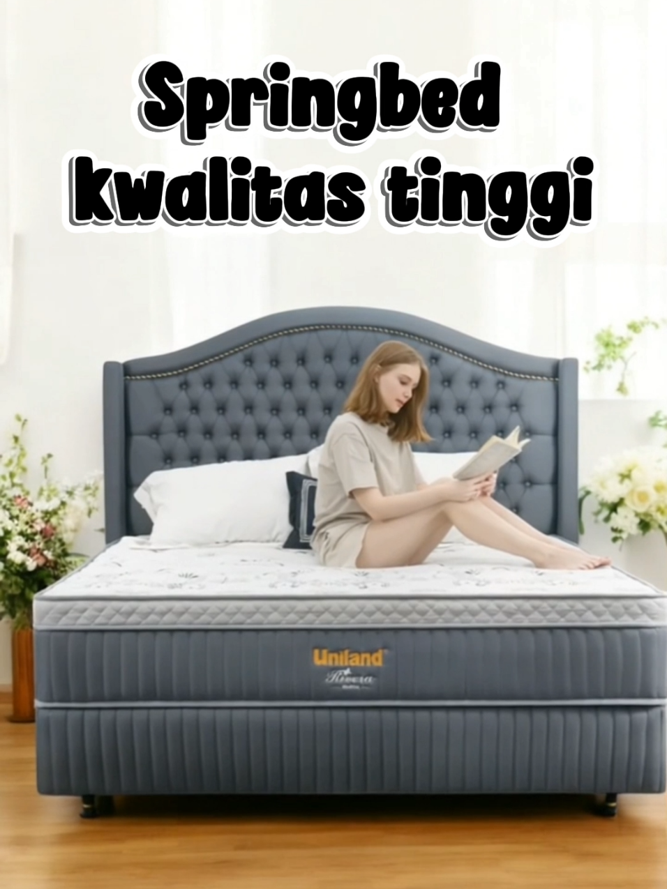 Springbed recomended springbed 180x200 kekinian spring bed 160x200 #springbed #springbedbagus #springbedmurah #gajiansale #kasur 