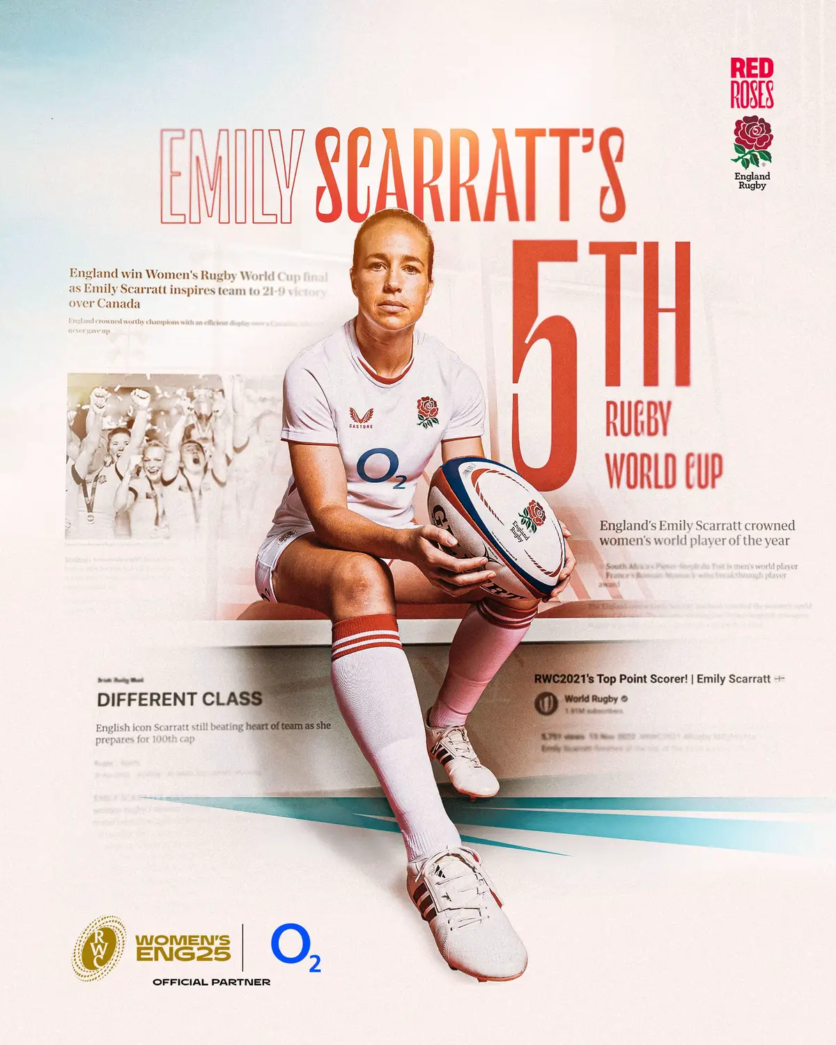 An amazing achievement from Emily Scarratt 👏 #EnglandRugby #Rugby #RWC2025