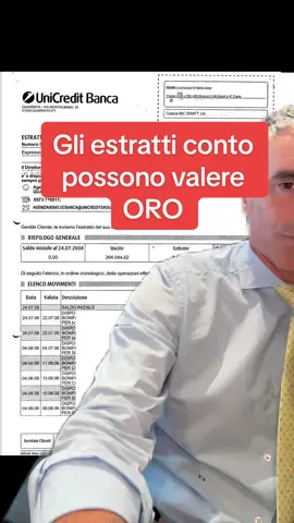 Il valore degli estratti conto con cui poter ottenere riconoscimenti di crediti per centinaia di migliaia di euro. Se hai gli estratti conto e hai avuto affidamento in banca fai verificare ad un avvocato esperto di diritto bancario il tuo caso. #avvocato #anatocismo #cms #credito #greenscreen 