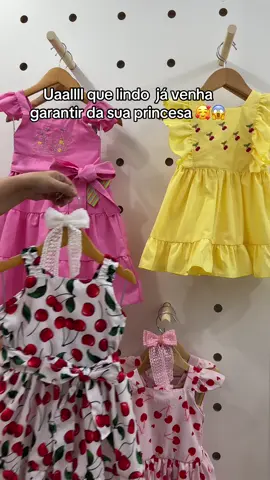 Vestidos lindos e fábricacão própria temos tamanhos 👇🏻 . 2 ate 12 anos  Valor 69,99💰 #donadelojaonline #vestidoinfantil #maedemeninas 