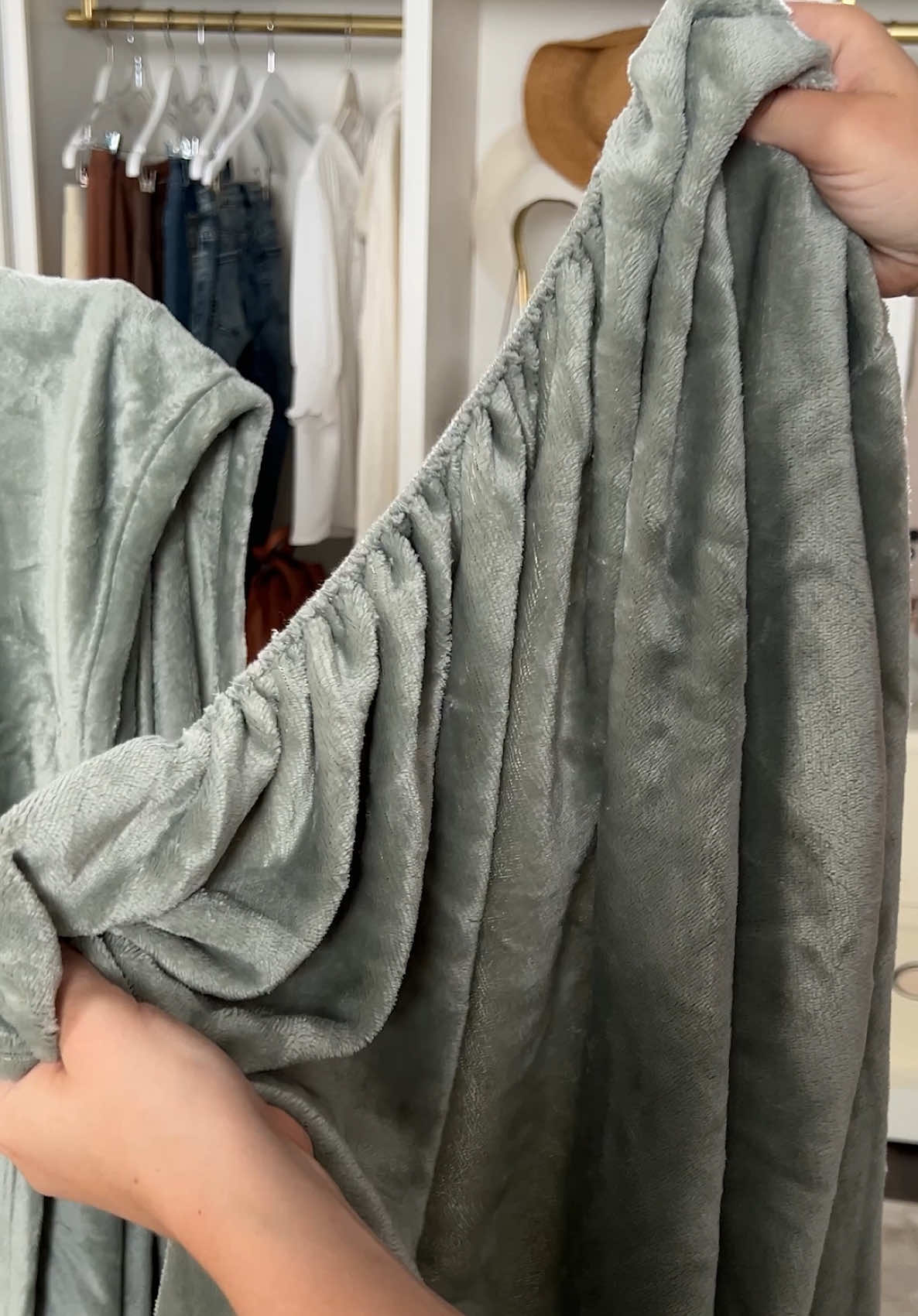 Like a hug from your bed. 🤍 These velvet soft sheets are next-level cozy! #LoveQVC #HomeDecor #BedroomEssentials #SheetSet 