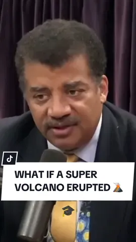 what would happen if a super volcano erupted? 🌋 - - - - #space #volcano #supervolcano #yellowstone #neildegrassetyson