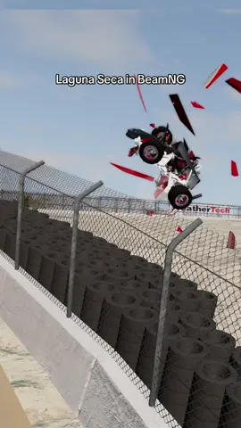 when in doubt FLAT OUT 😤 #fyp #fypシ #simracing #sim #cartok #iracing #fanatec #moza #nextlevelgaming #cars #beamng #lagunaseca 
