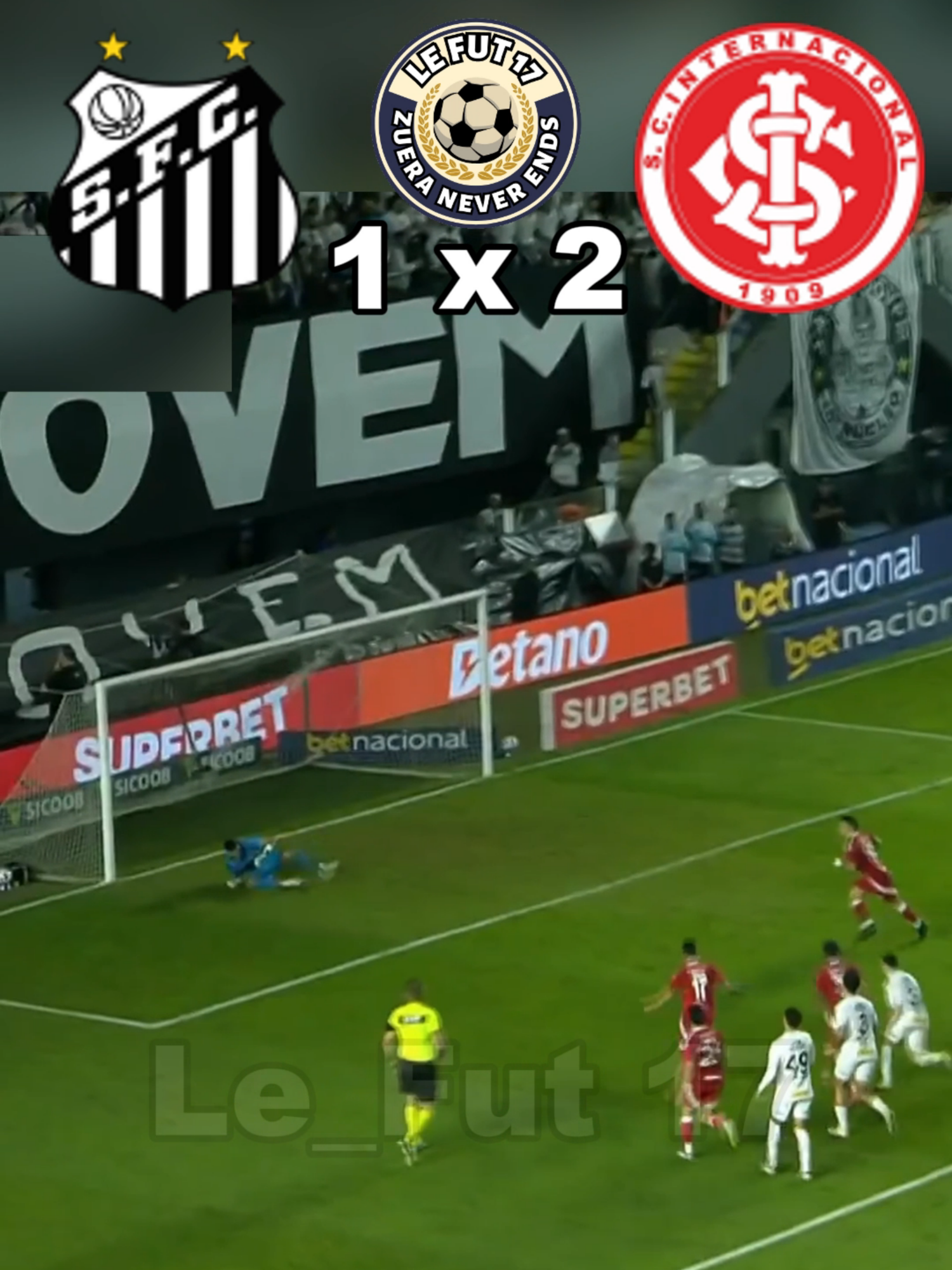santos x internacional #futebol #santosfc #santosfc🐳 #brasileirao #internacional #internacionalfc #fut #futbol⚽️ #futeboldazueira #videoviral