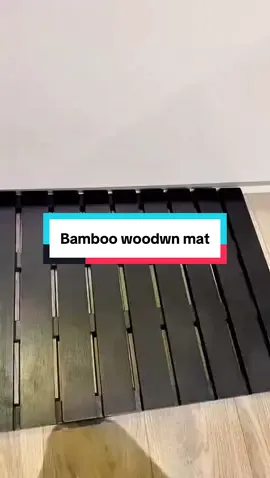 Upgrade your bathroom with this bamboo wooden mat#bathroommakeover #bathroomdecor #tiktokmademebuyit #UKTikTokShop #tiktokshopfinds ##BambooMat #HomeEssentials #EcoFriendlyLiving #SustainableStyle #HomeUpgrade #MinimalistHome #HomeDecor #WoodenMat #EcoHome #TikTokMadeMeBuyIt