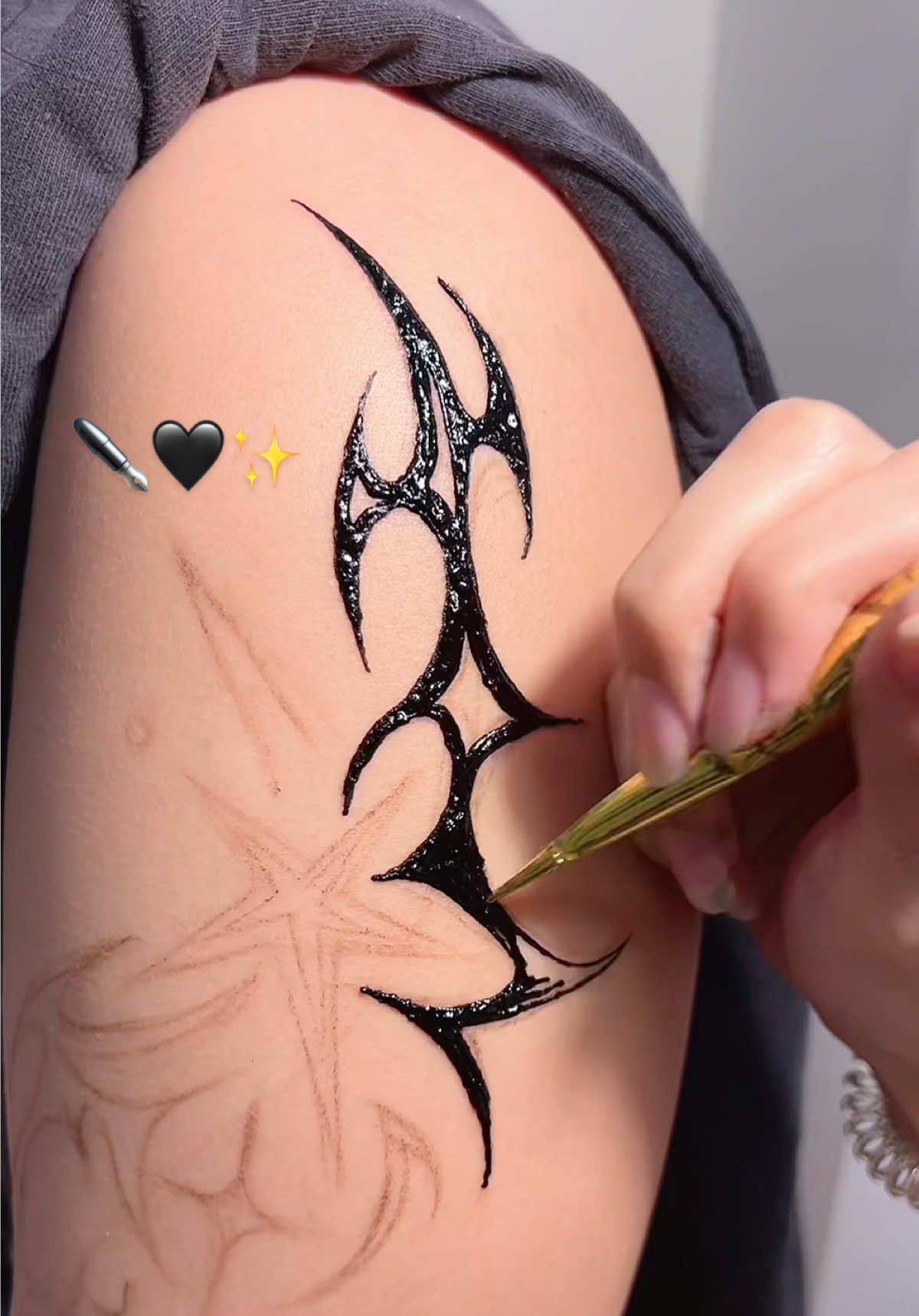 ✒️🖤✨ #เฮนน่า #hennaart #arttok #fyp 