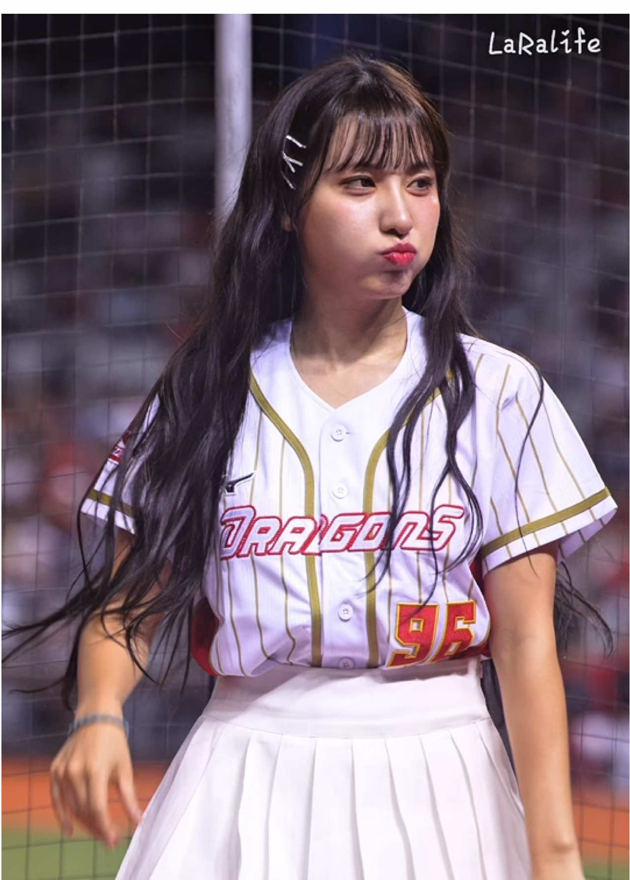 朴恩惠即興跳Jennie舞蹈，爆擊也太可愛了吧！#cheerleader  #啦啦隊 #朴恩惠 #台湾応援 #台湾チア #味全龍 #小龍女#박은혜