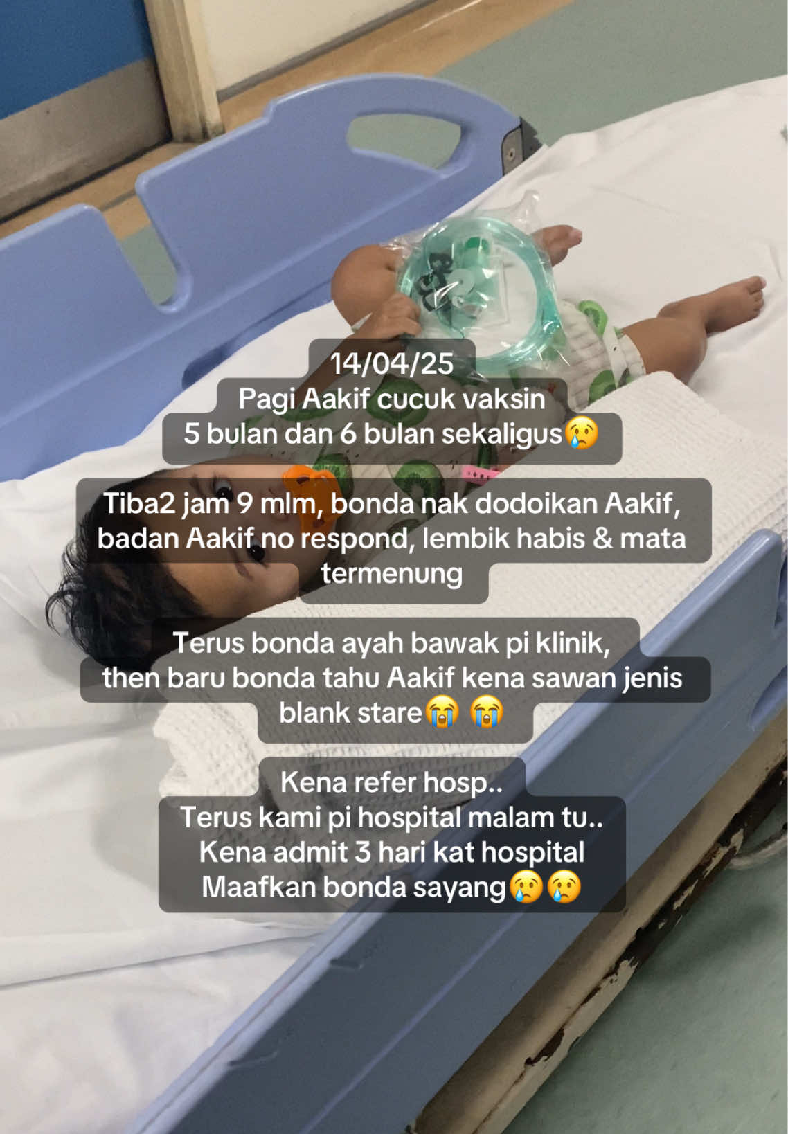 Pengalaman yg tak boleh lupakan.. Allah bagi dugaan TTC selama 6  tahun.. Allah hadirkan rezeki anak, pasti ada dugaan yg Allah bagi supaya kita jaga amanah sebaik mungkin❤️ Semoga anak bonda diberikan kesihatan yang baik, sentiasa dilindungi Allah swt🤲🏻🤲🏻🤍