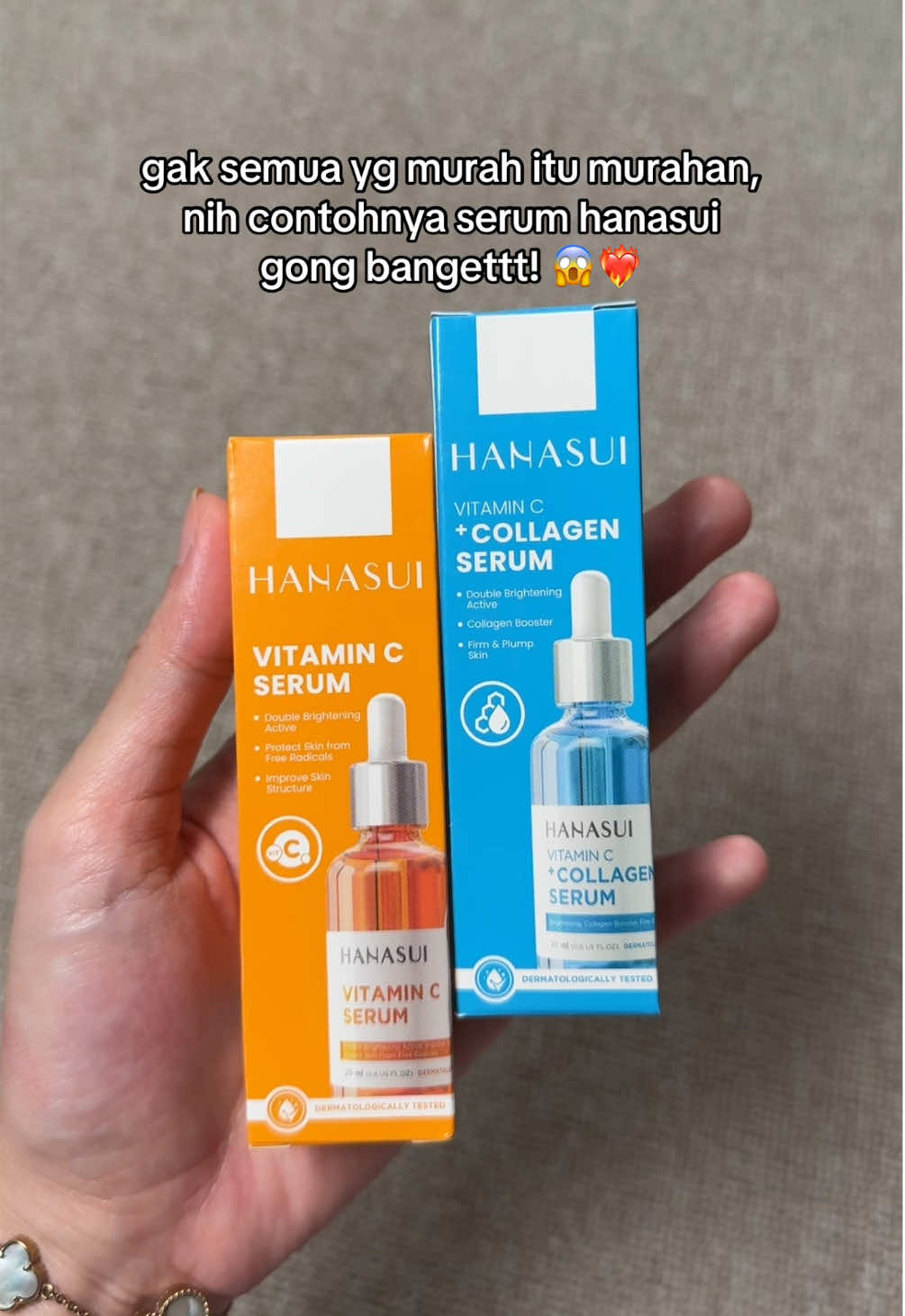 cuma 20ribuan! 😭 #serum #hanasui #serumhanasui #fyp 