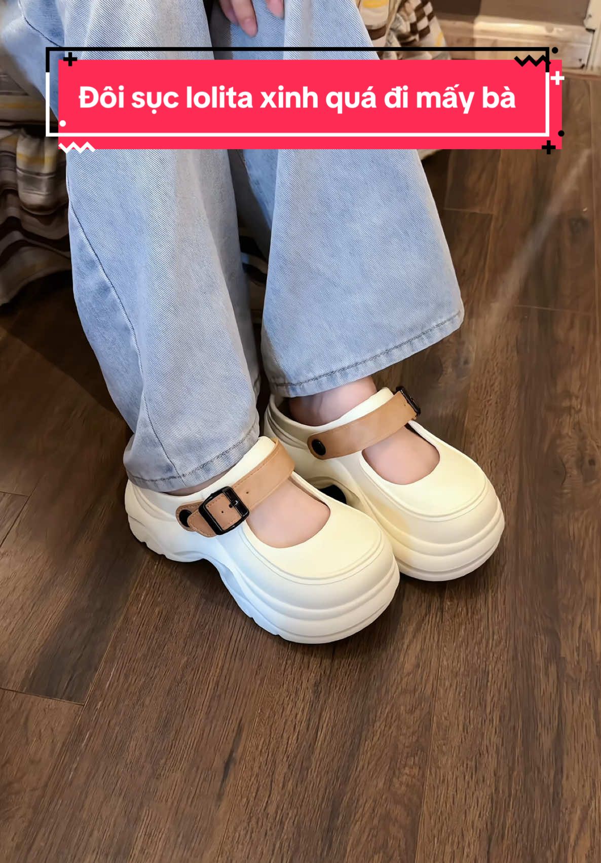 Đôi sục lolita xinh quá đi mấy bà #muataitiktokshop #saleluongve #depnu #giaydepxinh #depdexuong 