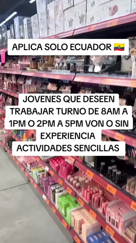 #ofertadeempleo #ecuador🇪🇨 #jovenes #señoritas #aplica #comparte↗️ #sigueme❤️ 