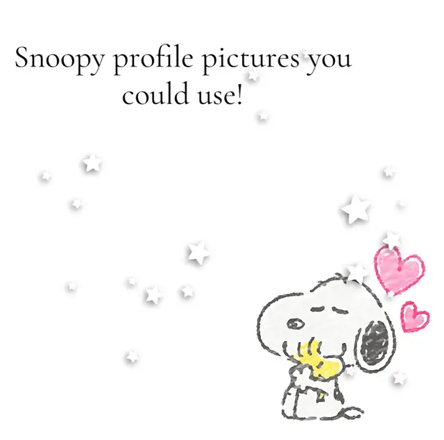 #fyp #snoopy #cute #profile pictures 