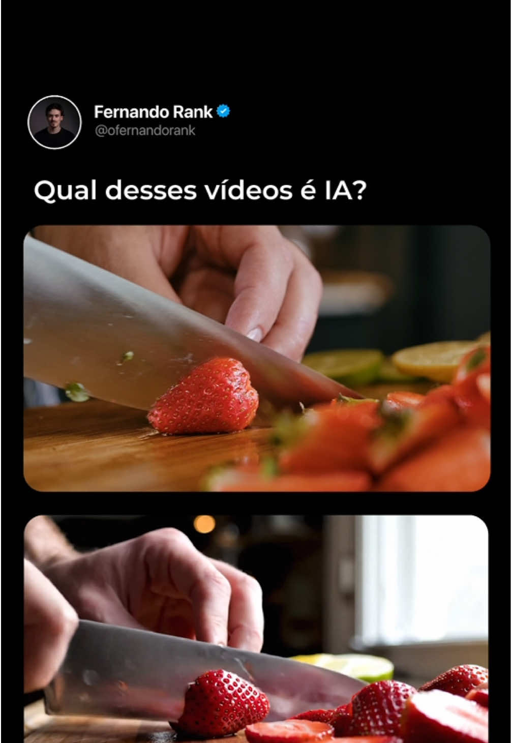 Você conseguiu identificar qual é IA e qual é real? #inteligenciaartificial #ia 